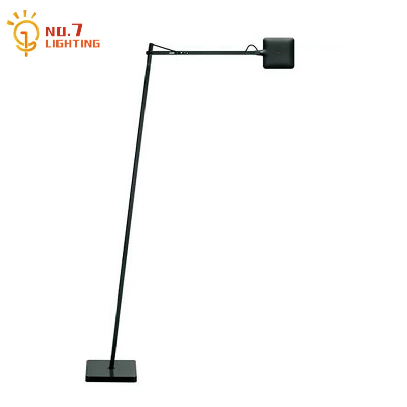 Floor Lamp Arched - 工業用スイングアームフロアランプ,調光スイッチ,モダンな照明器具,リビングルーム,書斎,コーヒーテーブル,デザイナー