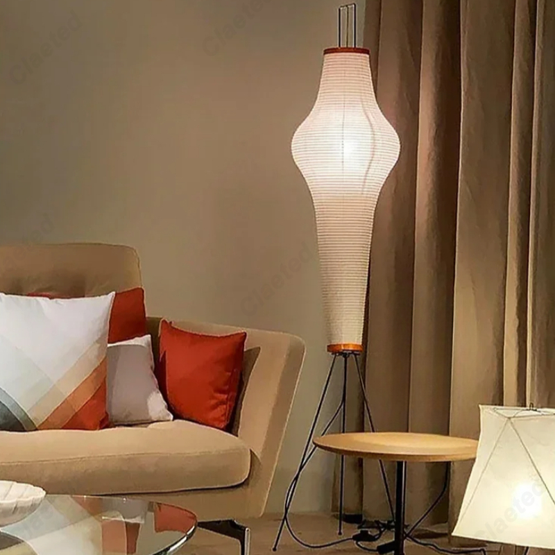 Floor Lamp Arched - シンプルでクリエイティブな LED ライスペーパーフロアランプ E27 屋内リビングルームダイニングルーム寝室の装飾雰囲気照明
