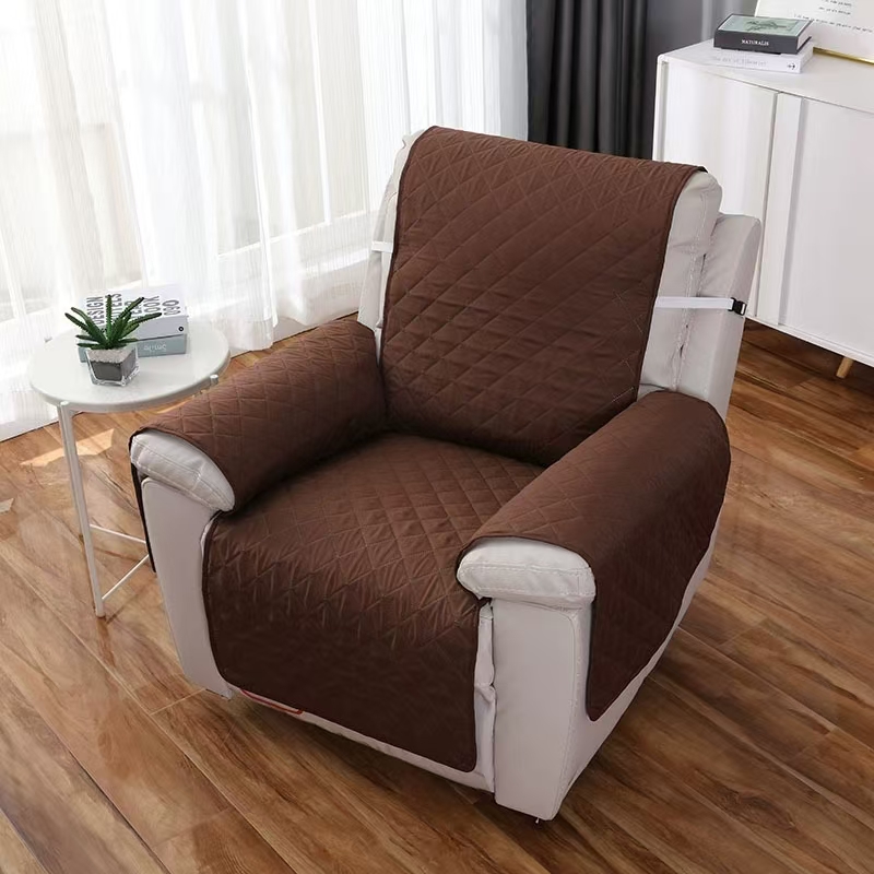 Office Furniture Hon - 1人掛けリクライニングソファカバー、ペット・子供用マット、アームチェア家具プロテクター、洗える滑り止めリクライニングチェアカバー（新年用）