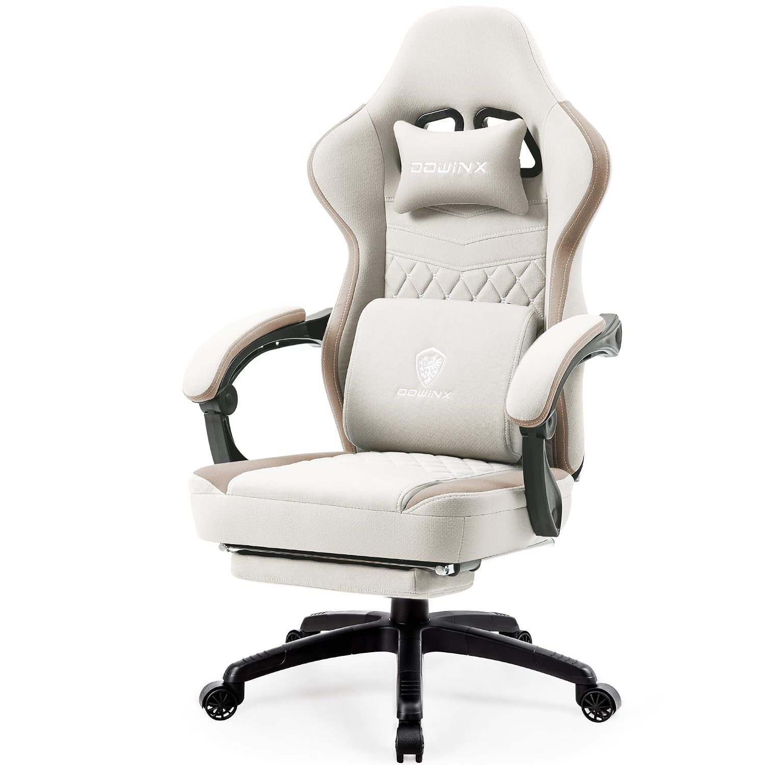 Office Footrest Cushion - 通気性のある生地のゲーミングチェア、ポケットスプリングクッション、ジェルパッド、収納バッグ、マッサージフットレスト付きオフィスコンピュータチェア、カスタマイズ可能