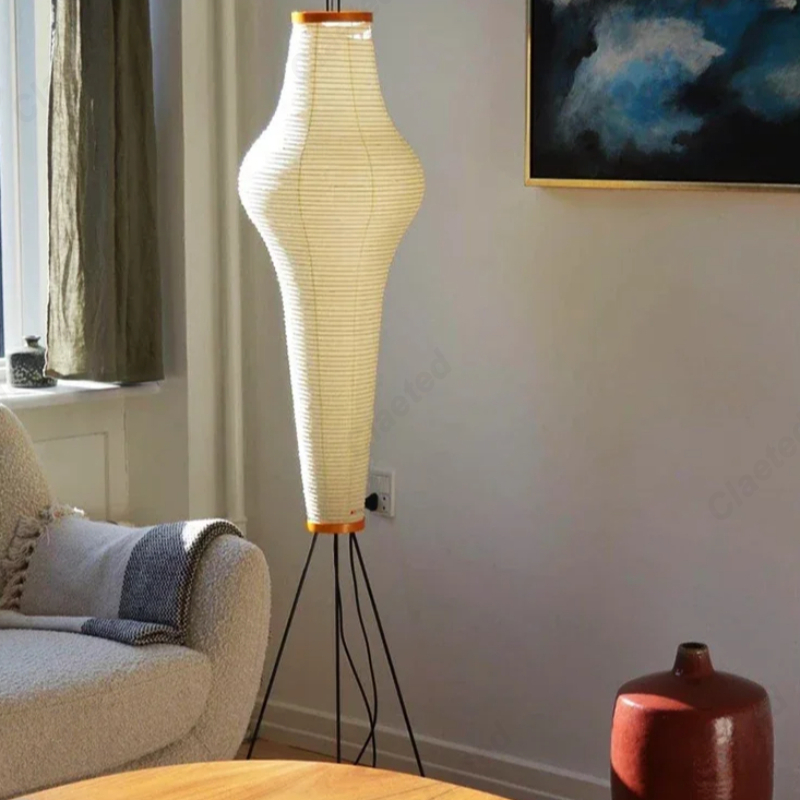 シンプルでクリエイティブな LED ライスペーパーフロアラン - Floor Lamp Arched のレビューと価格