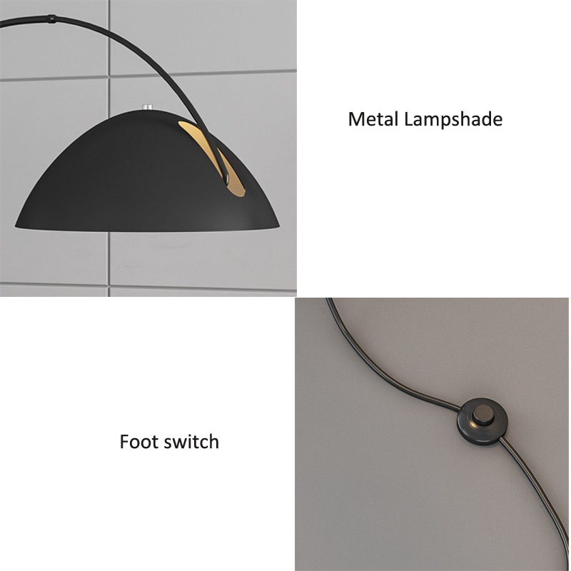 モダンな北欧大理石フィッシングランプフロアランプクリエイティ - Floor Lamp Arched のレビューと価格