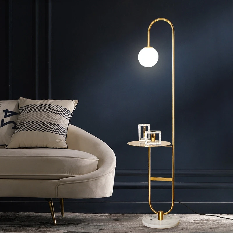 モダンなデザインの自立型LEDランプ,室内装飾ライト,ゴール - Floor Lamp Arched のレビューと価格