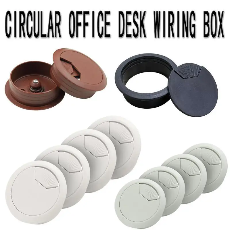 50/60/80MM デスクコードグロメット 配線穴カバー  - Office Furniture Ideas のレビューと価格