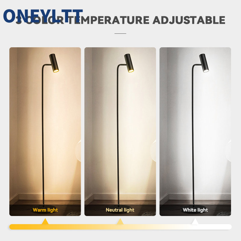 モダンなデザインの円形LEDフロアランプ,調整可能な照明強度 - Floor Lamp Arched のレビューと価格