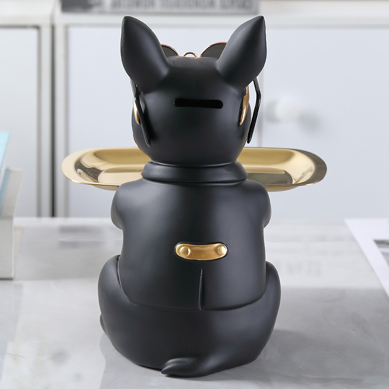 樹脂製のブルドッグ用の収納トレイ,家やオフィスの装飾用のモダ - Office Furniture Used のレビューと価格
