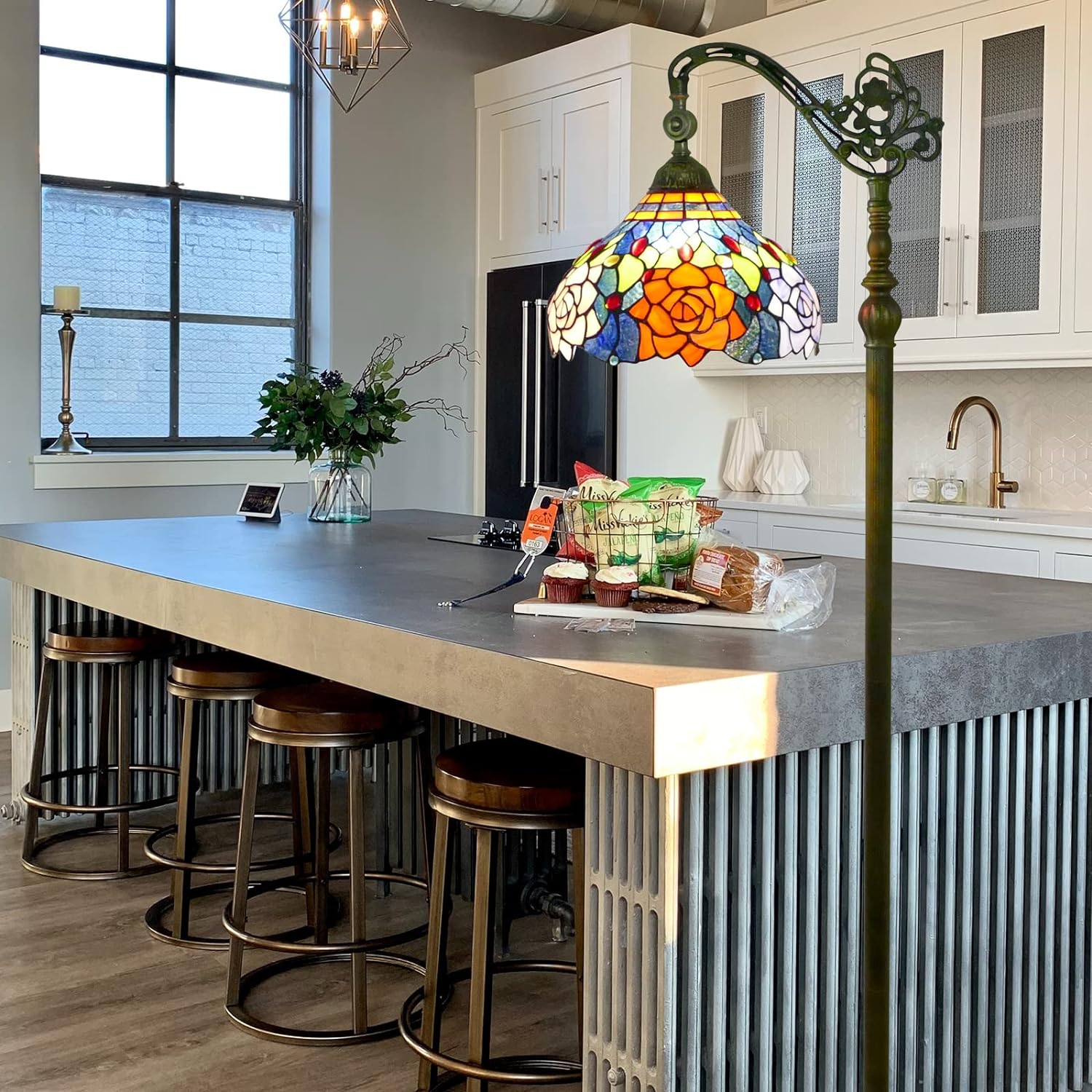 @ # モダンスタイルのアーチ型グースネックフロアランプ、調 - Floor Lamp Arched のレビューと価格
