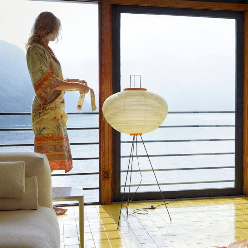 日本野口明りライスペーパーフロアランプわびさびヴィンテージス - Floor Lamp Arched のレビューと価格