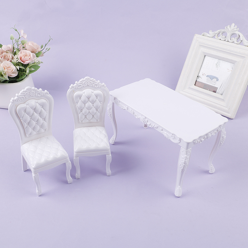 ドールハウス 1:6 キッチン家具 ダイニングテーブル 椅子 - Office Furniture Ideas のレビューと価格