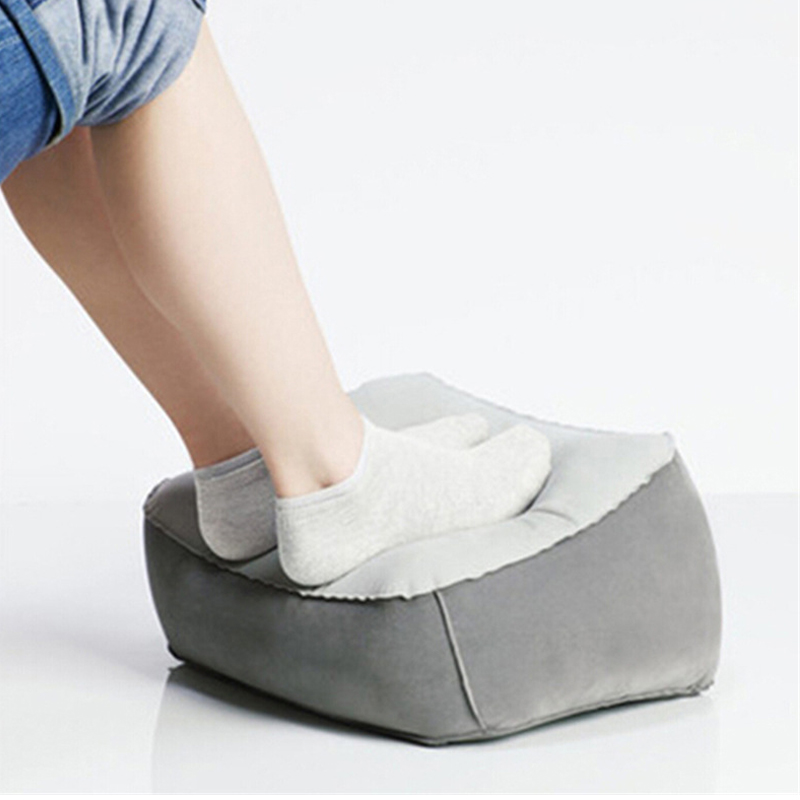インフレータブルフットレストピロー PVCフットレストエアピ - Office Footrest Cushion のレビューと価格
