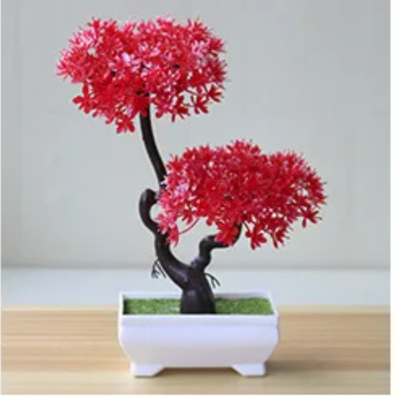 人工小型樹木鉢植え植物、偽物の盆栽、テーブル装飾用植物、家庭 - Office Furniture Used のレビューと価格