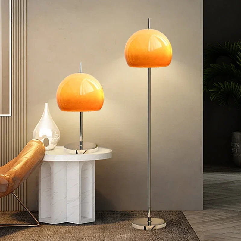 バウハウスリビングルームレトロガラステーブルランプグラデーシ - Floor Lamp Arched のレビューと価格